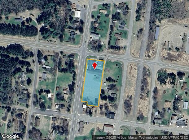 W7209 Oak St, Fifield, WI Parcel Map