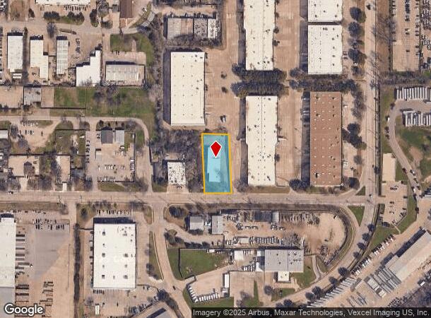 2525 E Union Bower Rd, Irving, TX Parcel Map