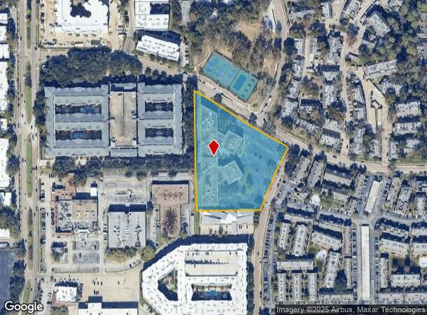 2500 Tanglewilde St, Houston, TX Parcel Map