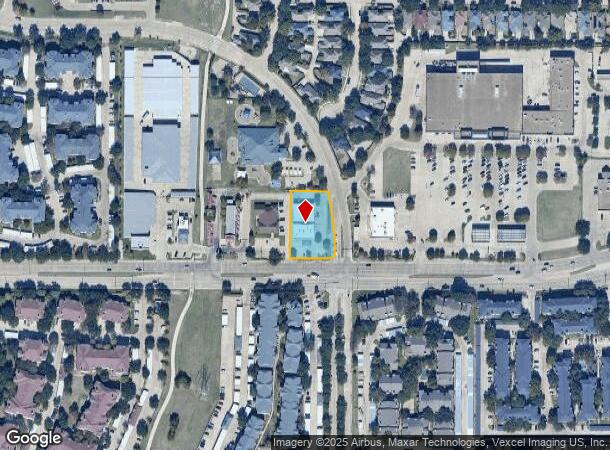  3855 Frankford Rd, Dallas, TX Parcel Map