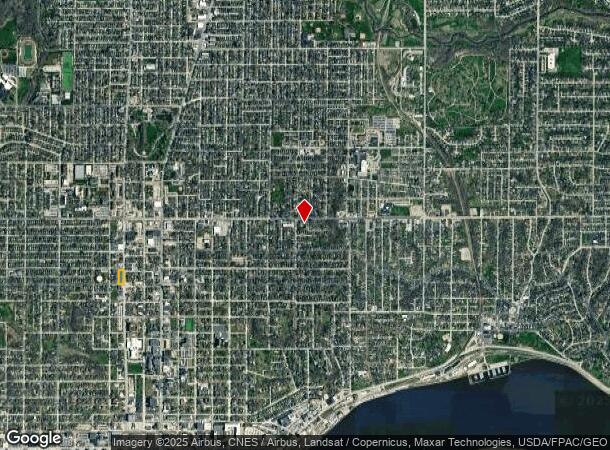  1416 N Harrison St, Davenport, IA Parcel Map