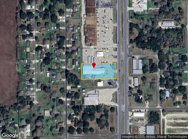 1414 Highway 124, Winnie, TX Parcel Map