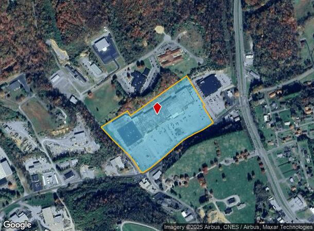 1051 Claypool Hill Mall Rd, Cedar Bluff, VA Parcel Map