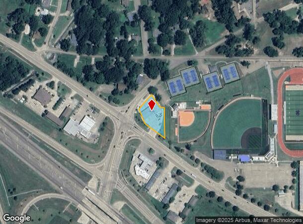 550 W Highway 80 W, Clinton, MS Parcel Map