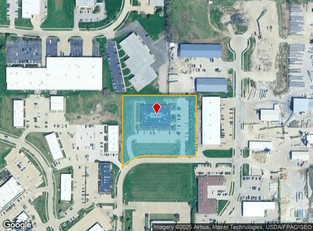 1218 Dina Ct, Hiawatha, IA Parcel Map