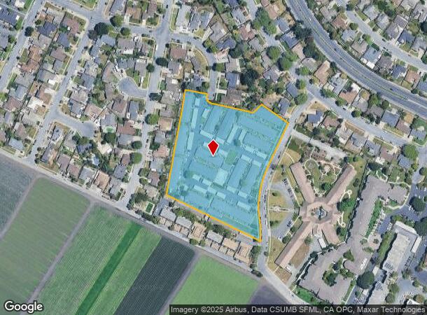  1330 Byron Dr, Salinas, CA Parcel Map
