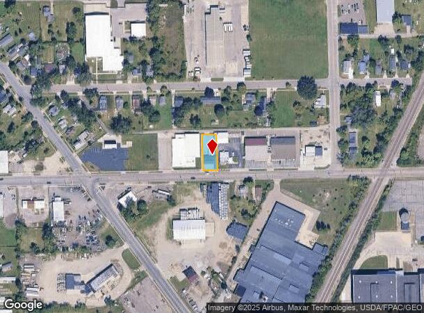 1129 E Beecher St, Adrian, MI Parcel Map
