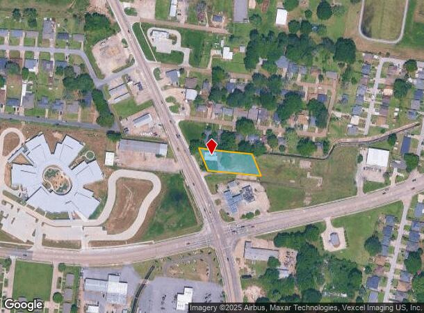  1112 N University Ave, Lafayette, LA Parcel Map