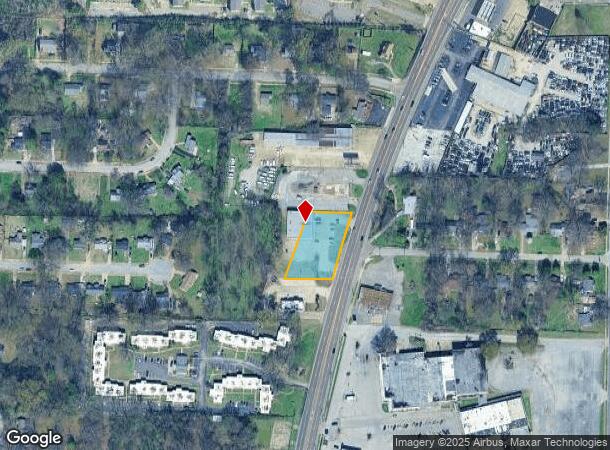3255 Thomas St, Memphis, TN Parcel Map