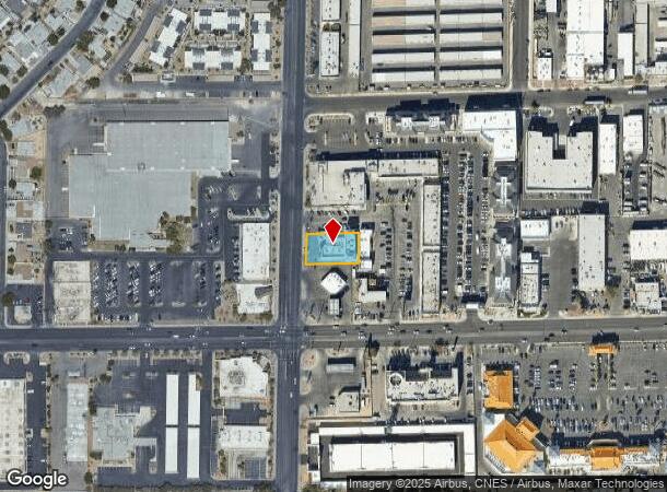  3460 Arville St, Las Vegas, NV Parcel Map