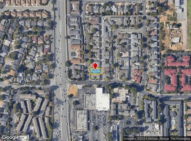  855 Burbank Dr, Santa Clara, CA Parcel Map