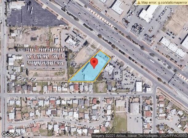  8040 Gateway Blvd E, El Paso, TX Parcel Map