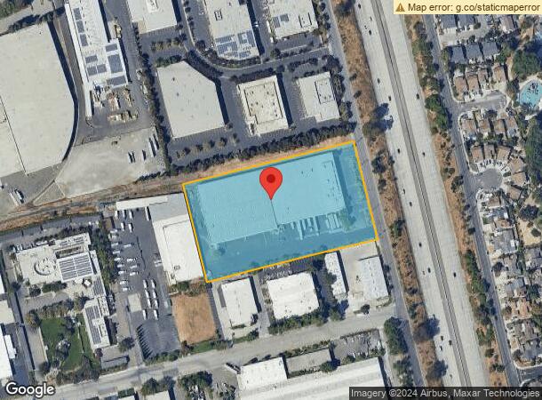  865 Sinclair Frontage Rd, Milpitas, CA Parcel Map