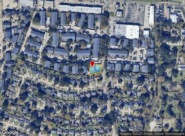 9722 Leawood Blvd, Houston, TX Parcel Map