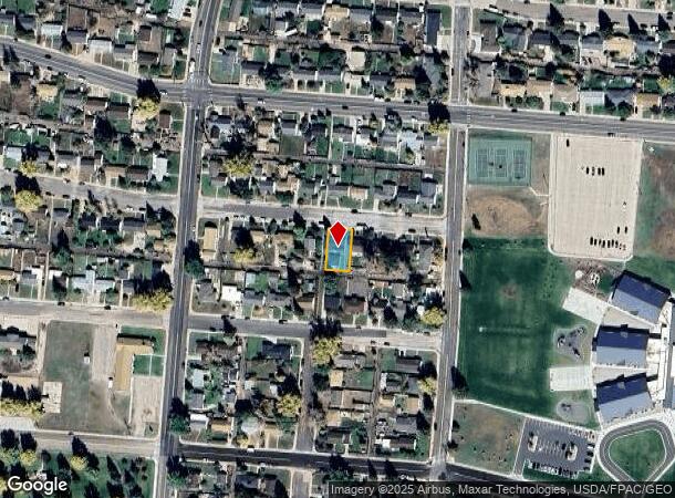  1004 E Lyon St, Laramie, WY Parcel Map
