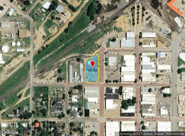  202 Rock Island Ave, Dalhart, TX Parcel Map