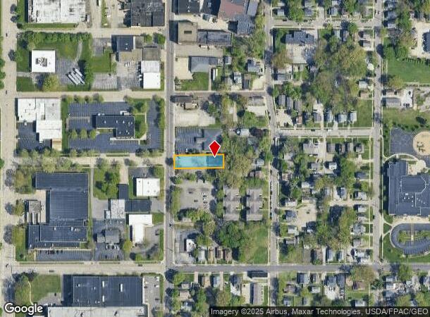  587 Grant St, Akron, OH Parcel Map