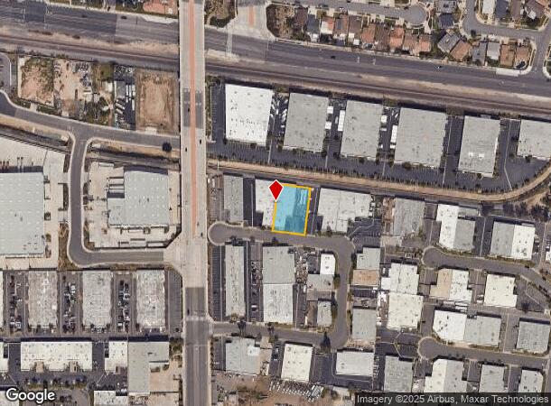  4580 E Eisenhower Cir, Anaheim, CA Parcel Map