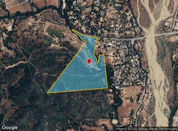 888 Baldwin Rd, Ojai, CA Parcel Map