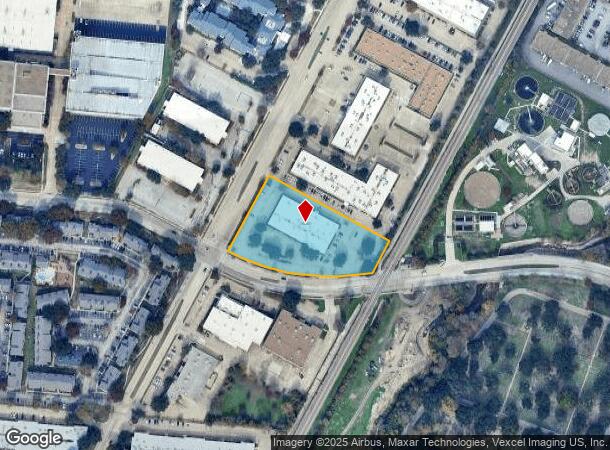 1099 S Sherman St, Richardson, TX Parcel Map