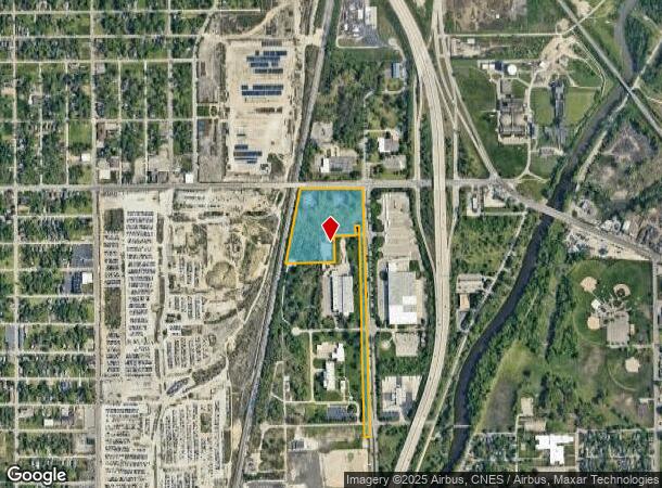  James P Cole Blvd, Flint, MI Parcel Map