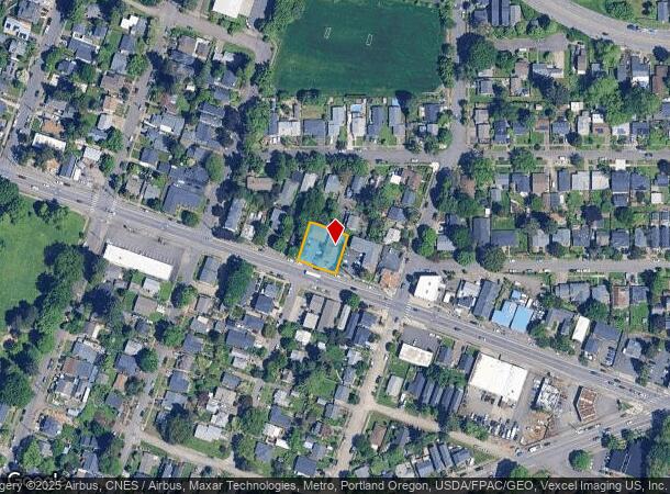 7023 N Fessenden St, Portland, OR Parcel Map