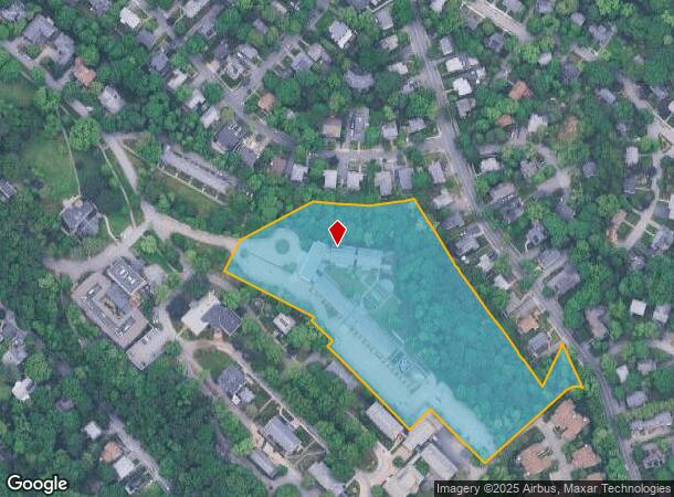 239 Langley Rd, Newton Center, MA Parcel Map