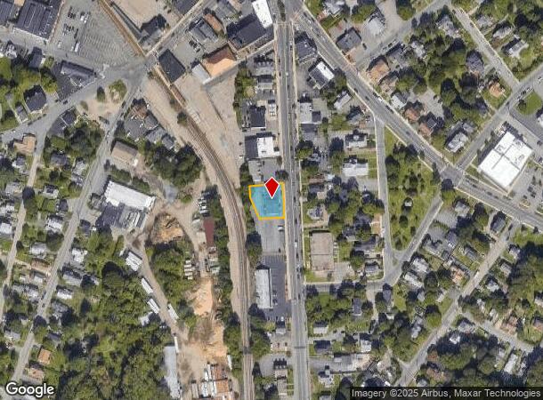  845 Washington St, Stoughton, MA Parcel Map