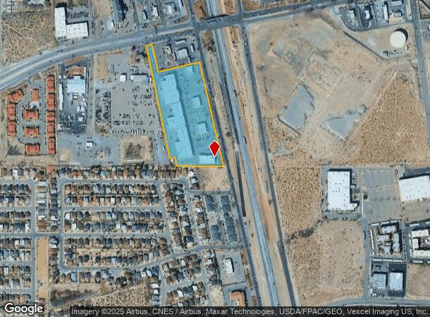 6351 S Desert Blvd, El Paso, TX Parcel Map
