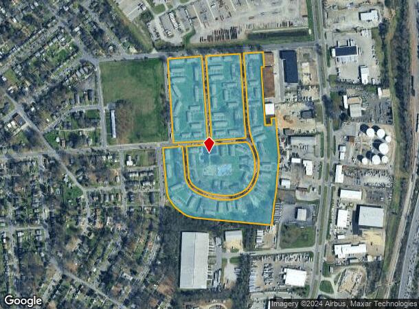  1845 Southlawn Ave, Richmond, VA Parcel Map