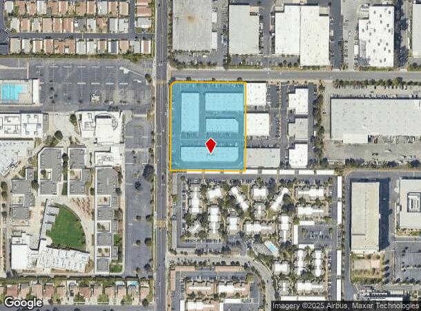  1100 Olympic Dr, Corona, CA Parcel Map