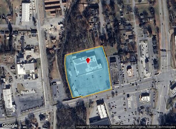  1489 E Main St, Salem, VA Parcel Map