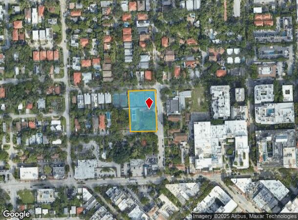  3120 Oak Ave, Miami, FL Parcel Map