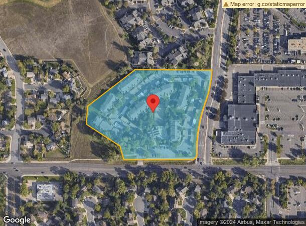  8801 W Belleview Ave, Littleton, CO Parcel Map