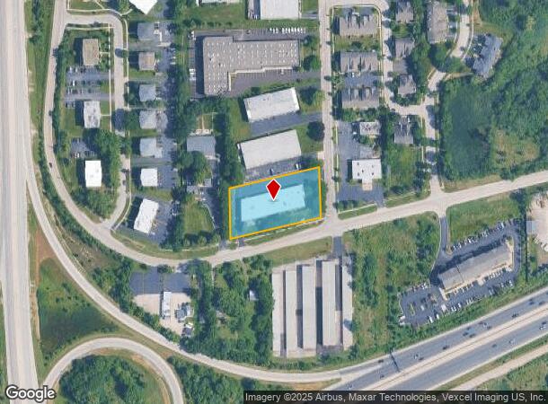1000 N Frontage Rd, Darien, IL Parcel Map