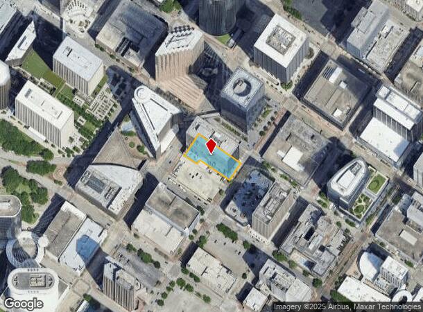  1201 Louisiana St, Houston, TX Parcel Map