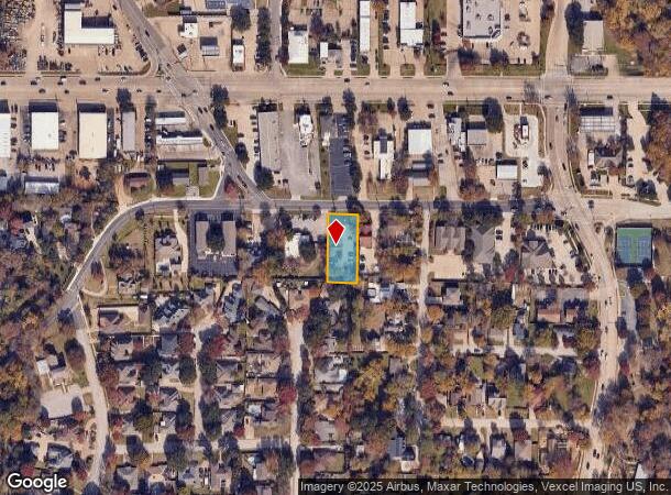 1015 W Wall St, Grapevine, TX Parcel Map