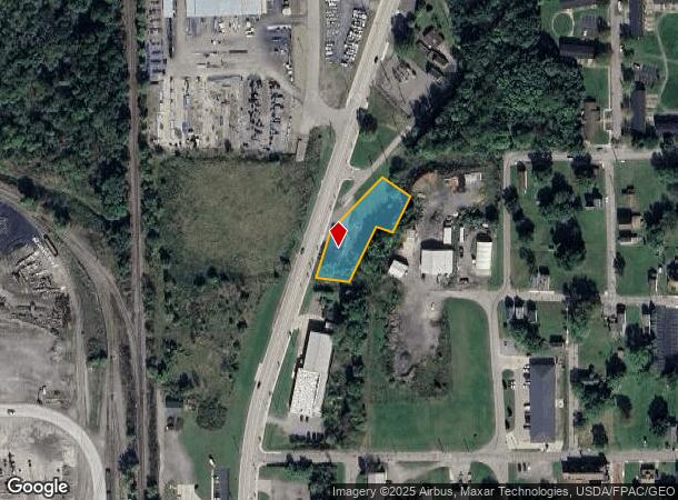  1203 Martin Luther King Jr Blvd, Farrell, PA Parcel Map