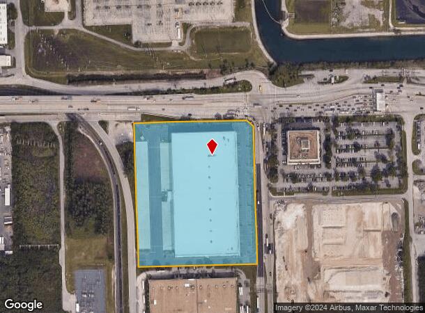  1700 Eller Dr, Fort Lauderdale, FL Parcel Map