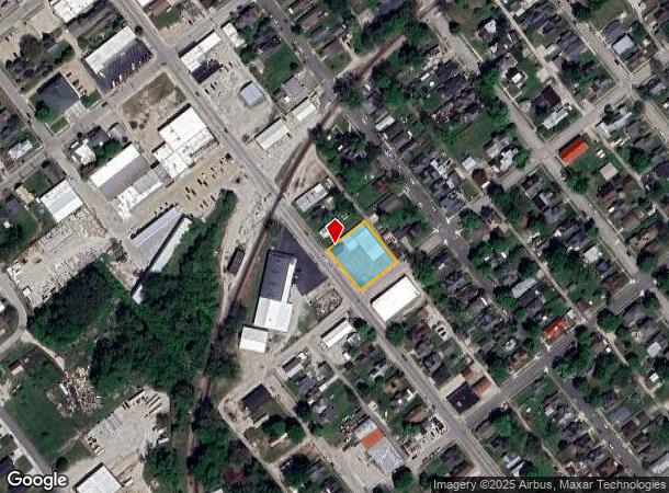  1120 Main St, Vincennes, IN Parcel Map