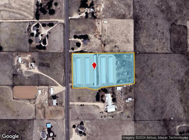  1175 N Ellicott Hwy, Calhan, CO Parcel Map