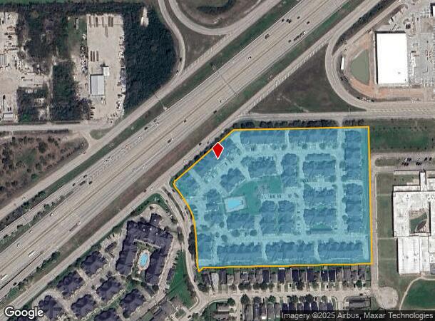 10600 Southdown Trace Trl, Houston, TX Parcel Map