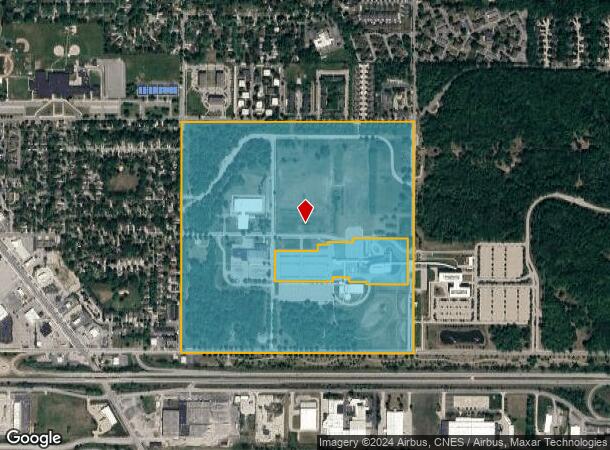  2205 H H Dow Way, Midland, MI Parcel Map