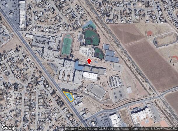  10197 Alameda Ave, Socorro, TX Parcel Map