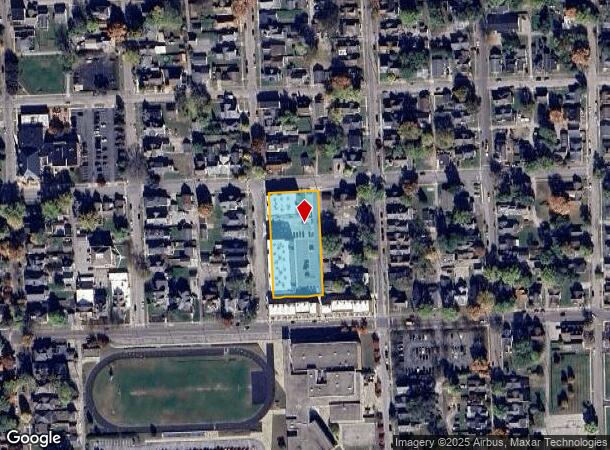  725 Sycamore St, Columbus, IN Parcel Map