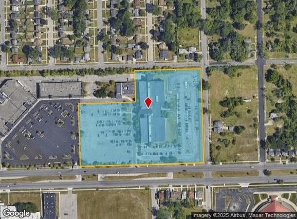  7800 W Outer Dr, Detroit, MI Parcel Map