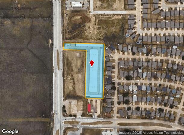  6800 N Blue Mound Rd, Fort Worth, TX Parcel Map