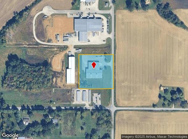  7599 Saint Johns Rd, Elberfeld, IN Parcel Map