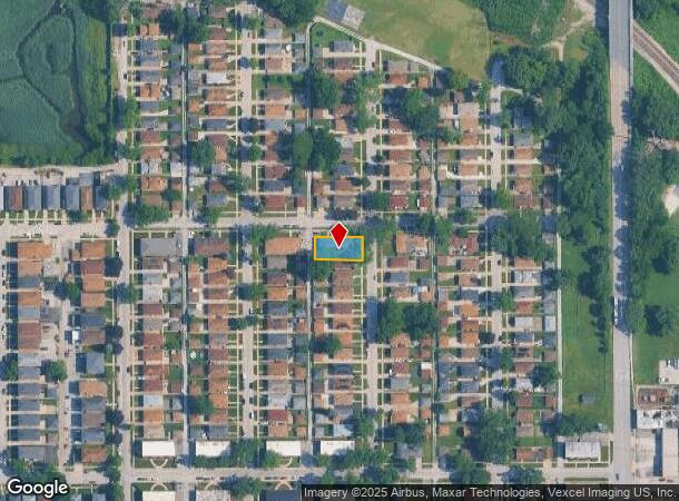 14400 S Calhoun Ave, Chicago, IL Parcel Map