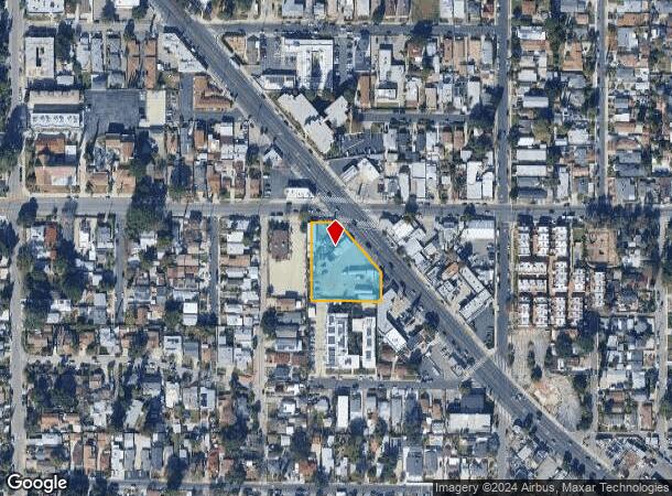  7660 Foothill Blvd, Tujunga, CA Parcel Map